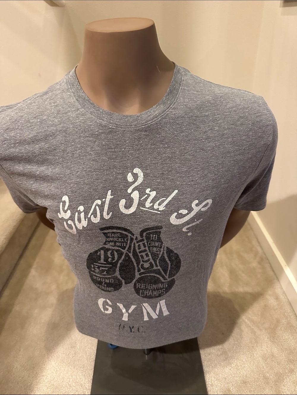 Lucky Brand Gray '3rd St. Gym' Graphic Short Sleeve Tee